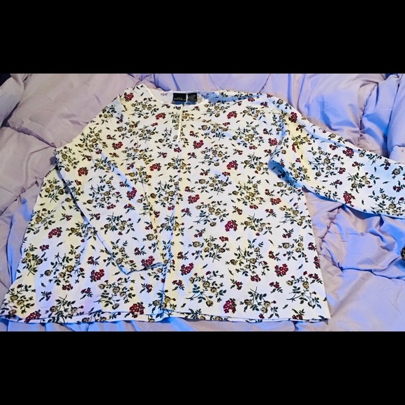 Stefano Badics white/floral top - Picture 1 of 3